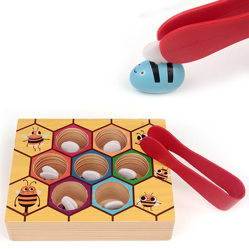 Montessori Bee Trap Game