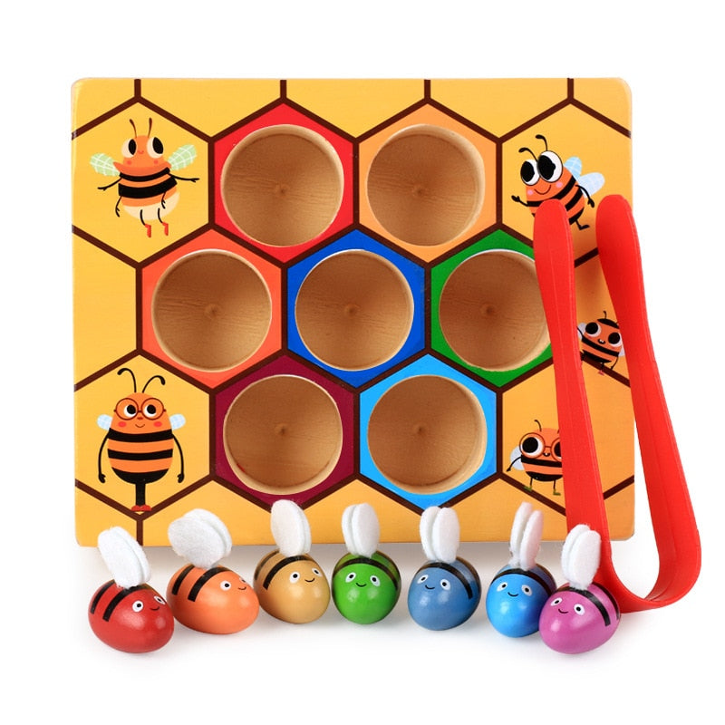 Montessori Bee Trap Game