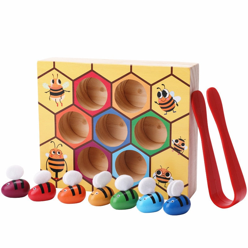 Montessori Bee Trap Game