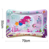 Baby Kids Water Play Mat Inflatable PVC Infant Tummy Time Playmat Toddler Water Pad For Baby Fun Activity Play Center