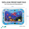 Baby Kids Water Play Mat Inflatable PVC Infant Tummy Time Playmat Toddler Water Pad For Baby Fun Activity Play Center