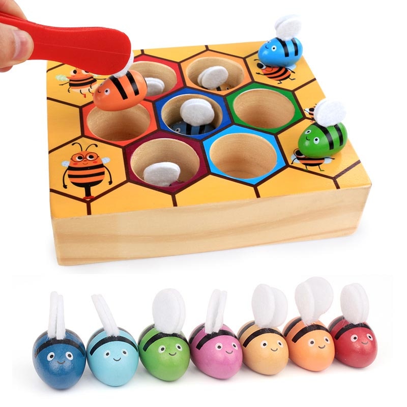 Montessori Bee Trap Game